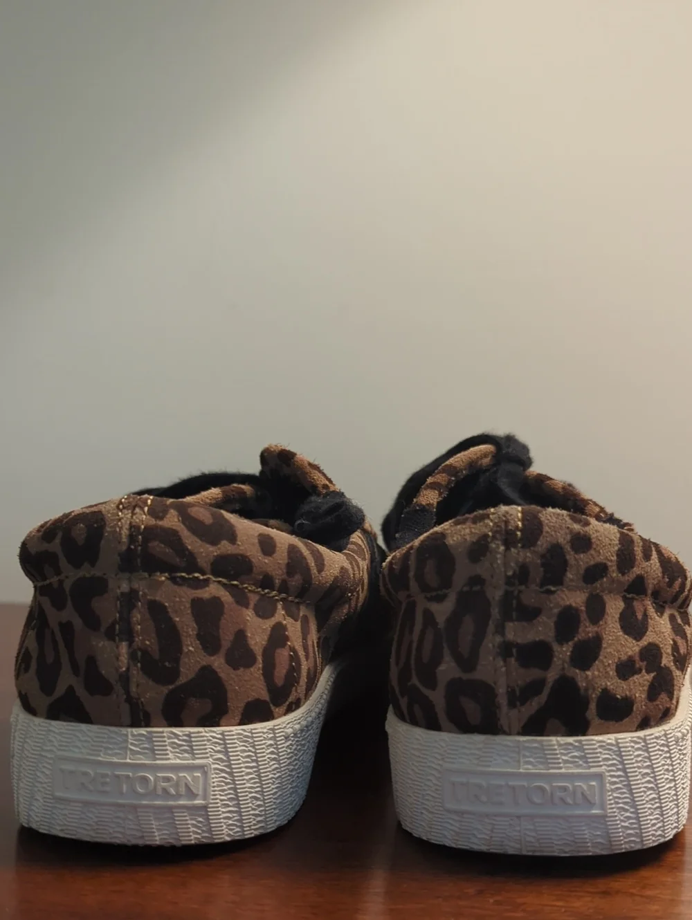 Tretorn Leopard Canvas Sneakers